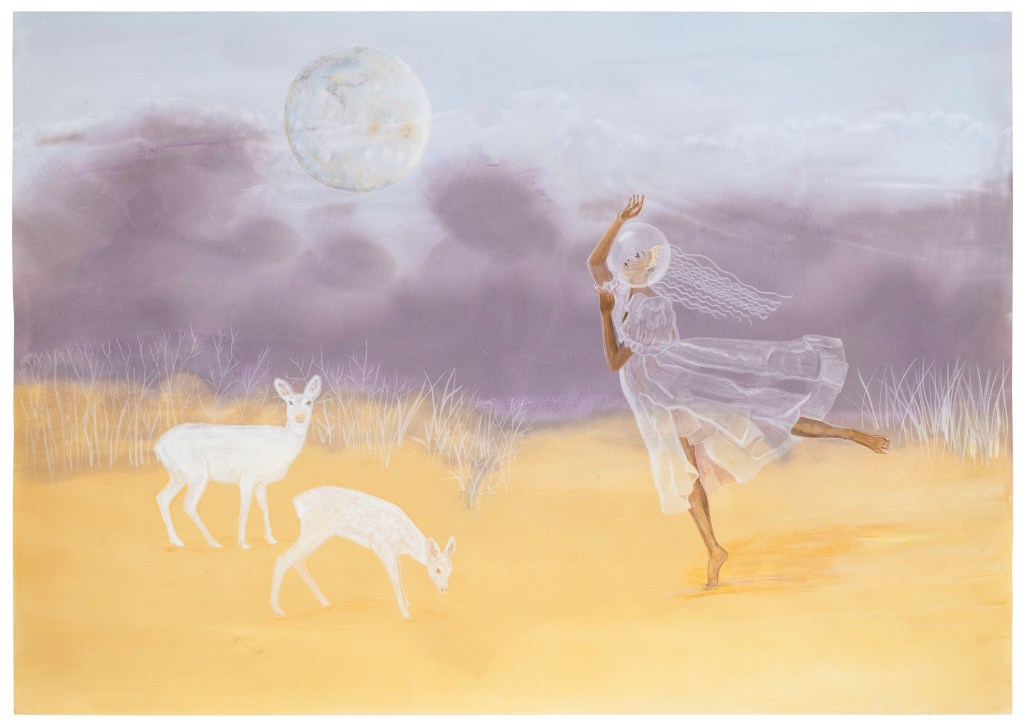 "Rehe von Avalon"
Christa Filser 
Galerie Filser & Gräf, München 